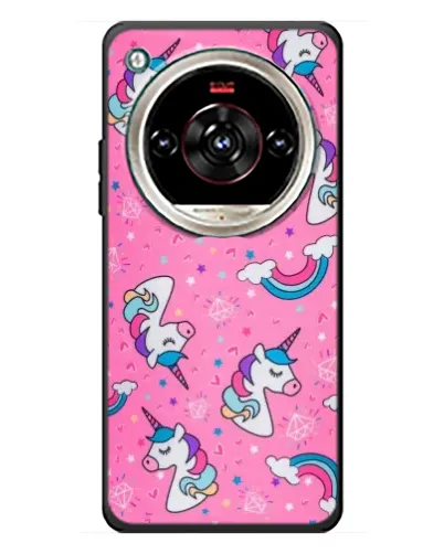 Чехол для ZTE Nubia Focus 2 Ultra с картинкой «Unicorn паттерн розовый» Чехол для ZTE Nubia Focus 2 Ultra с картинкой «Unicorn паттерн розовый»
