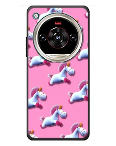 Чехол для ZTE Nubia Focus 2 Ultra с картинкой «Единороги на розовом» Чехол для ZTE Nubia Focus 2 Ultra с картинкой «Единороги на розовом»