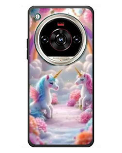 Чехол для ZTE Nubia Focus 2 Ultra с картинкой «Радуга и единороги» Чехол для ZTE Nubia Focus 2 Ultra с картинкой «Радуга и единороги»