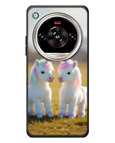 Чехол для ZTE Nubia Focus 2 Ultra с картинкой «Пара единорогов» Чехол для ZTE Nubia Focus 2 Ultra с картинкой «Пара единорогов»