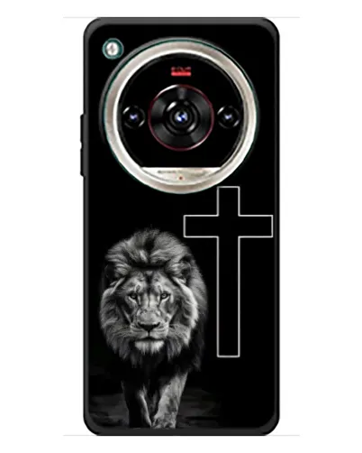 Чехол для ZTE Nubia Focus 2 Ultra с картинкой «Лев и Крест»