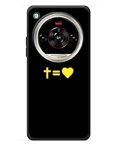 Чехол для ZTE Nubia Focus 2 Ultra с картинкой «Сердце и Крест»