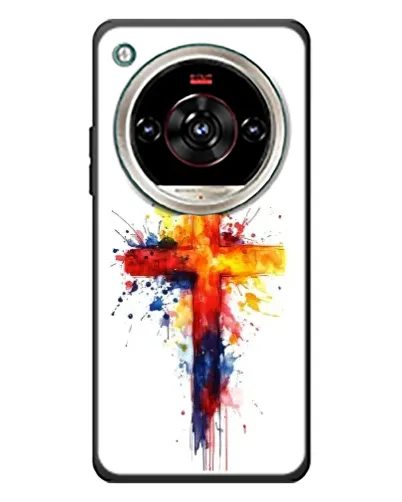 Чехол для ZTE Nubia Focus 2 Ultra с картинкой «Акварельный крест»