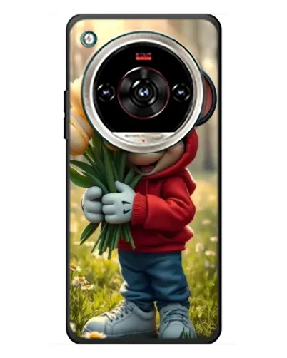 Чехол для ZTE Nubia Focus 2 Ultra с картинкой «Микки с тюльпанами» Чехол для ZTE Nubia Focus 2 Ultra с картинкой «Микки с тюльпанами»