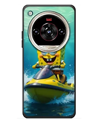 Чехол для ZTE Nubia Focus 2 Ultra с картинкой «Спанч Боб на гидроцикле» Чехол для ZTE Nubia Focus 2 Ultra с картинкой «Спанч Боб на гидроцикле»