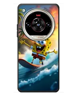 Чохол для ZTE Nubia Focus 2 Ultra з картинкою «Губка Боб серфінгіст»