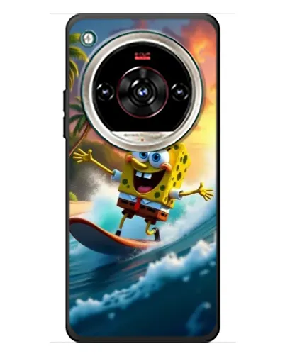 Чехол для ZTE Nubia Focus 2 Ultra с картинкой «Губка Боб серфингист» Чехол для ZTE Nubia Focus 2 Ultra с картинкой «Губка Боб серфингист»