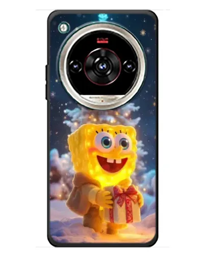 Чехол для ZTE Nubia Focus 2 Ultra с картинкой «Рождественский Спанч Боб» Чехол для ZTE Nubia Focus 2 Ultra с картинкой «Рождественский Спанч Боб»