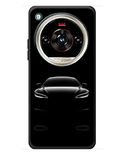 Чехол для ZTE Nubia Focus 2 Ultra с картинкой «Силуэт Tesla Night» Чехол для ZTE Nubia Focus 2 Ultra с картинкой «Силуэт Tesla Night»
