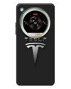Чохол для ZTE Nubia Focus 2 Ultra з картинкою «Сталевий логотип Tesla»
