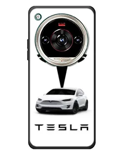 Чохол для ZTE Nubia Focus 2 Ultra з картинкою «Tesla White Style»