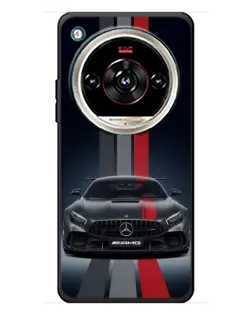 Чехол для ZTE Nubia Focus 2 Ultra с картинкой «Mercedes — белый карбон»