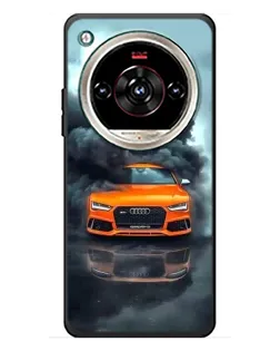 Чохол для ZTE Nubia Focus 2 Ultra з картинкою «Audi у хмарах диму»