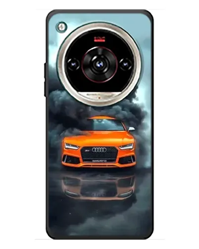 Чохол для ZTE Nubia Focus 2 Ultra з картинкою «Audi у хмарах диму»