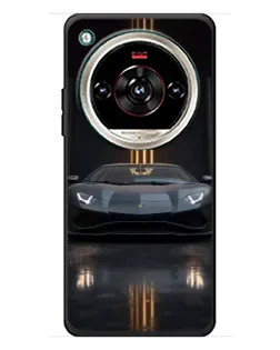Чохол для ZTE Nubia Focus 2 Ultra з картинкою «Lamborghini золоті лінії»