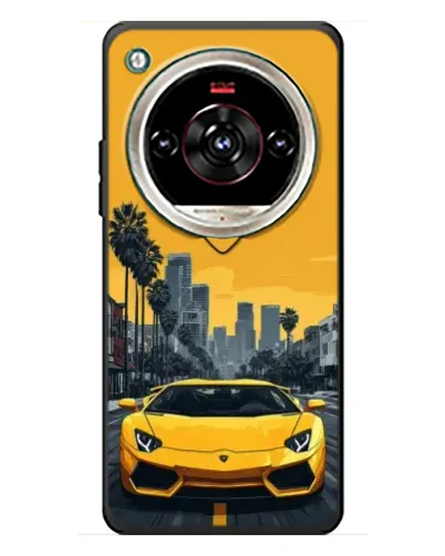 Чехол для ZTE Nubia Focus 2 Ultra с картинкой «Желтый Lamborghini город» Чехол для ZTE Nubia Focus 2 Ultra с картинкой «Желтый Lamborghini город»