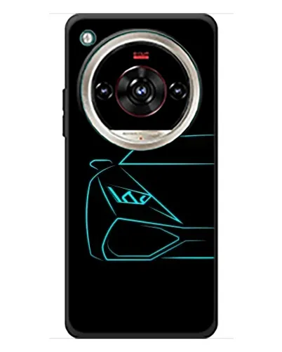 Чехол для ZTE Nubia Focus 2 Ultra с картинкой «Голубой силуэт Lamborghini» Чехол для ZTE Nubia Focus 2 Ultra с картинкой «Голубой силуэт Lamborghini»
