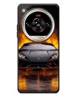 Чохол для ZTE Nubia Focus 2 Ultra з картинкою «Lamborghini у вогні»