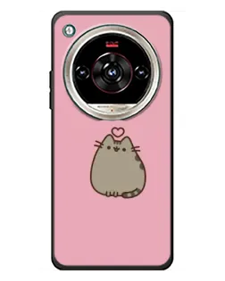 Чохол для ZTE Nubia Focus 2 Ultra з картинкою «Pusheen серце»