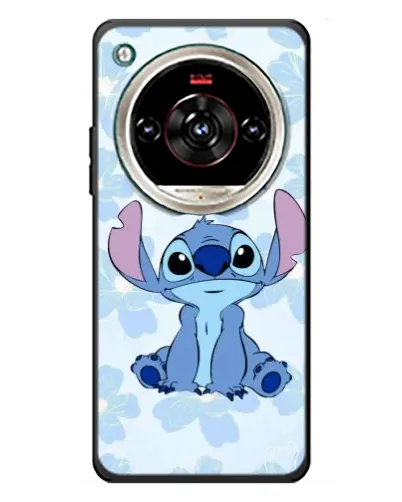 Чехол для ZTE Nubia Focus 2 Ultra с картинкой «Stitch среди цветов»