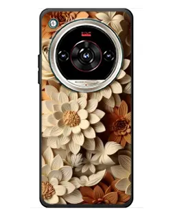 Чохол для ZTE Nubia Focus 2 Ultra з картинкою «Бежевий флористичний декор» Чохол для ZTE Nubia Focus 2 Ultra з картинкою «Бежевий флористичний декор»