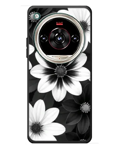 Чехол для ZTE Nubia Focus 2 Ultra с картинкой «Монохромные астры» Чехол для ZTE Nubia Focus 2 Ultra с картинкой «Монохромные астры»