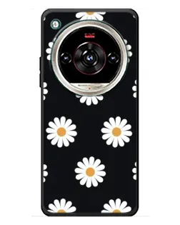 Чохол для ZTE Nubia Focus 2 Ultra з картинкою «Ромашки на чорному» Чохол для ZTE Nubia Focus 2 Ultra з картинкою «Ромашки на чорному»
