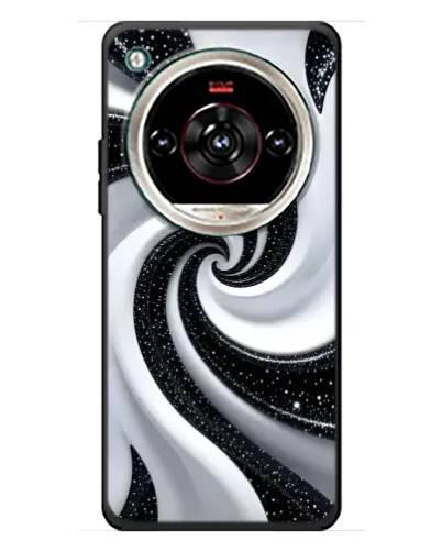 Чехол для ZTE Nubia Focus 2 Ultra с картинкой «Черно-белая спираль» Чехол для ZTE Nubia Focus 2 Ultra с картинкой «Черно-белая спираль»