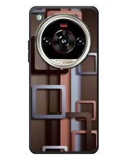 Чохол для ZTE Nubia Focus 2 Ultra з картинкою «Коричневі об'ємні квадрати» Чохол для ZTE Nubia Focus 2 Ultra з картинкою «Коричневі об'ємні квадрати»