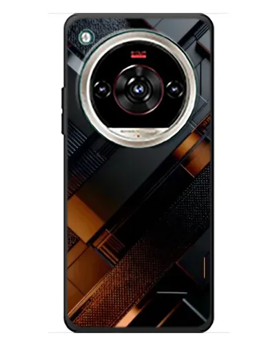Чехол для ZTE Nubia Focus 2 Ultra с картинкой «Черные геометрические блоки» Чехол для ZTE Nubia Focus 2 Ultra с картинкой «Черные геометрические блоки»
