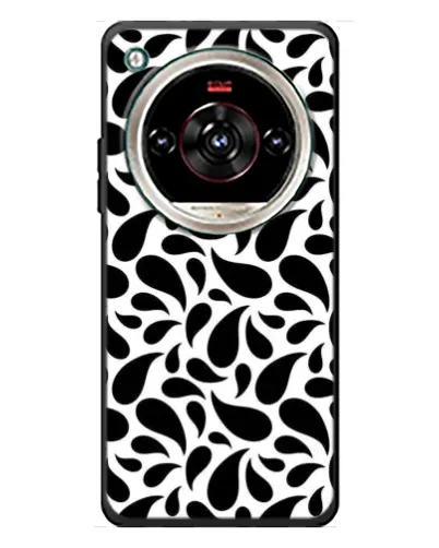 Чехол для ZTE Nubia Focus 2 Ultra с картинкой «Контрастные черные капли» Чехол для ZTE Nubia Focus 2 Ultra с картинкой «Контрастные черные капли»
