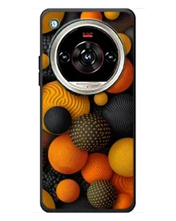 Чохол для ZTE Nubia Focus 2 Ultra з картинкою «Об'ємні помаранчеві сфери» Чохол для ZTE Nubia Focus 2 Ultra з картинкою «Об'ємні помаранчеві сфери»