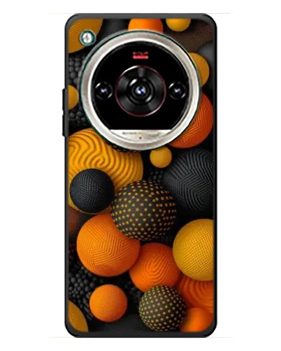 Чехол для ZTE Nubia Focus 2 Ultra с картинкой «Объемные оранжевые сферы» Чехол для ZTE Nubia Focus 2 Ultra с картинкой «Объемные оранжевые сферы»