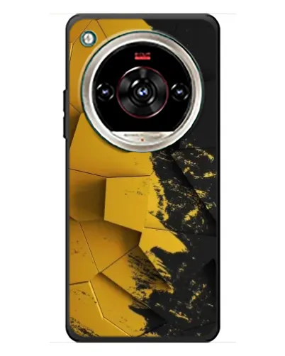 Чехол для ZTE Nubia Focus 2 Ultra с картинкой «Золотые осколки геометрии» Чехол для ZTE Nubia Focus 2 Ultra с картинкой «Золотые осколки геометрии»