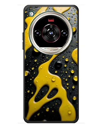 Чехол для ZTE Nubia Focus 2 Ultra с картинкой «Жидкое желтое золото» Чехол для ZTE Nubia Focus 2 Ultra с картинкой «Жидкое желтое золото»