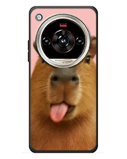 Чохол для ZTE Nubia Focus 2 Ultra з картинкою «Капібара з язиком»