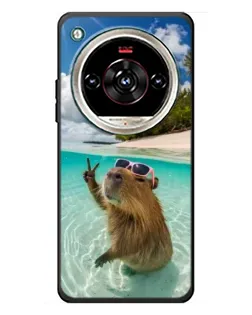 Чохол для ZTE Nubia Focus 2 Ultra з картинкою «Капібара на морі»