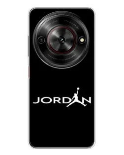 Чехол для ZTE Nubia Focus 5G с картинкой «Jordan White Logo»