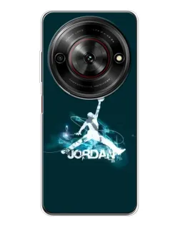 Чехол для ZTE Nubia Focus 5G с картинкой «Jordan Blue Fire»
