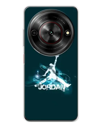 Чехол для ZTE Nubia Focus 5G с картинкой «Jordan Blue Fire» Чехол для ZTE Nubia Focus 5G с картинкой «Jordan Blue Fire»