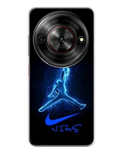 Чехол для ZTE Nubia Focus 5G с картинкой «Jordan Neon Blue» Чехол для ZTE Nubia Focus 5G с картинкой «Jordan Neon Blue»
