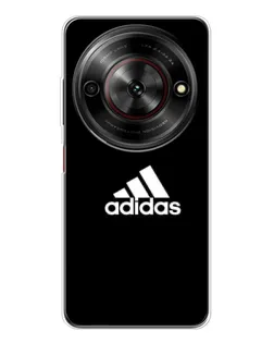 Чехол для ZTE Nubia Focus 5G с картинкой «Черная классика Adidas»