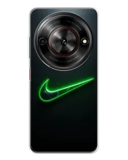 Чехол для ZTE Nubia Focus 5G с картинкой «Неоновый контур Nike»