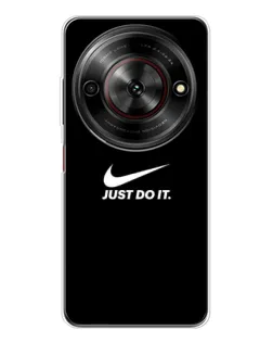 Чехол для ZTE Nubia Focus 5G с картинкой «Минимализм от Nike»