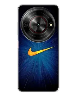 Чехол для ZTE Nubia Focus 5G с картинкой «Синий пульс Nike»