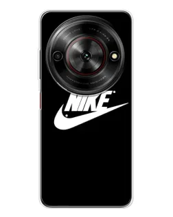 Чехол для ZTE Nubia Focus 5G с картинкой «Мазки краски Nike»