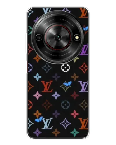 Чехол для ZTE Nubia Focus 5G с картинкой «Цветная монограмма LV» Чехол для ZTE Nubia Focus 5G с картинкой «Цветная монограмма LV»