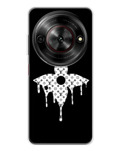Чехол для ZTE Nubia Focus 5G с картинкой «Цветочная монограмма» Чехол для ZTE Nubia Focus 5G с картинкой «Цветочная монограмма»