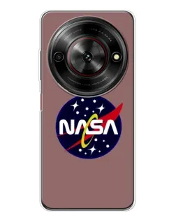 Чехол для ZTE Nubia Focus 5G с картинкой «NASA — ретро космос»
