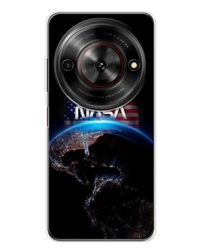 Чехол для ZTE Nubia Focus 5G с картинкой «Земля из космоса NASA»